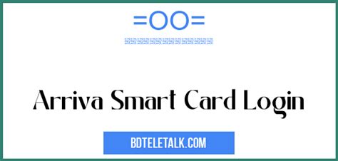 arriva smart card login|arriva connect card.